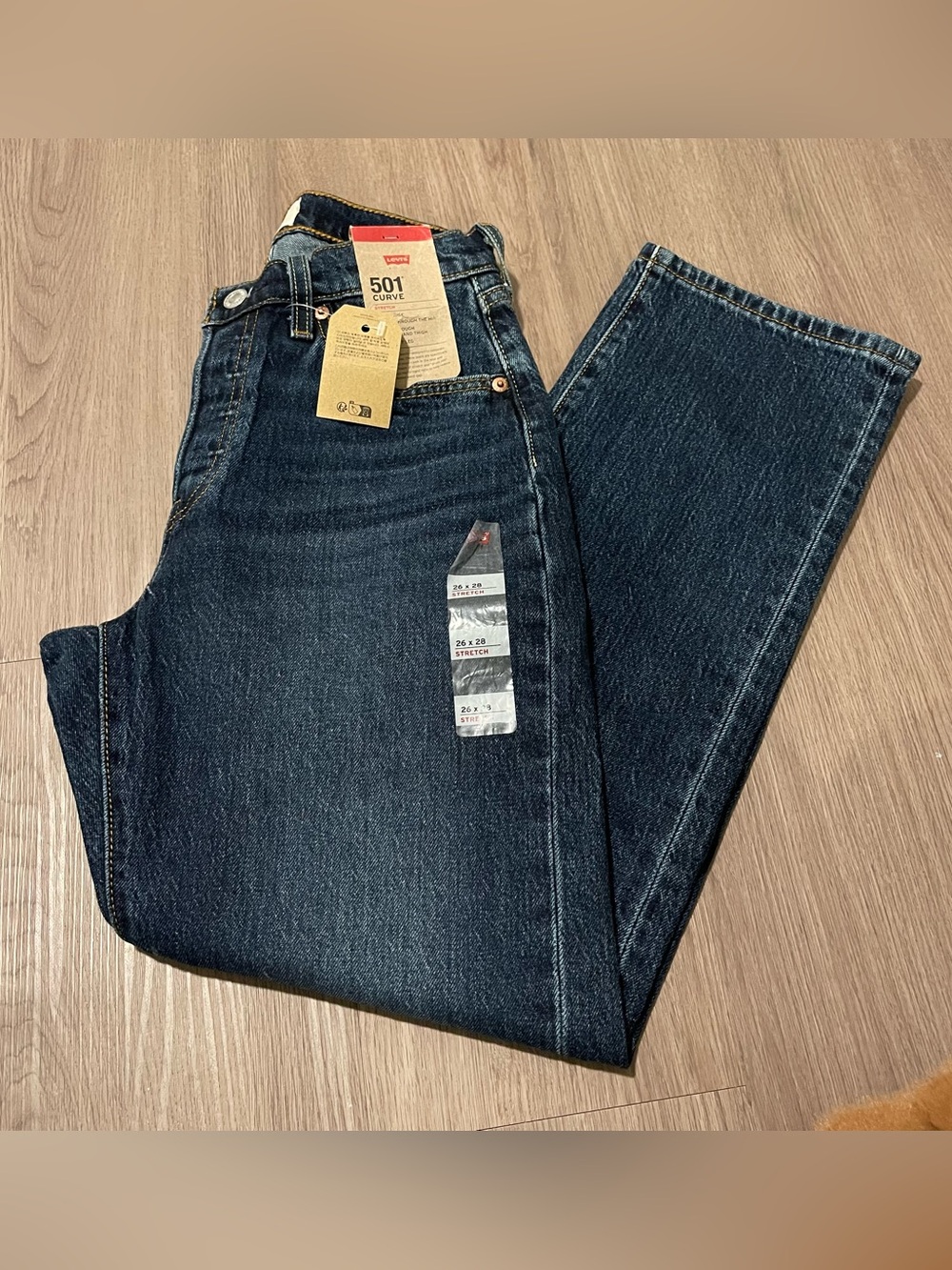 NWT Women’s Levi’s 501 Curve Jeans Size 26x28